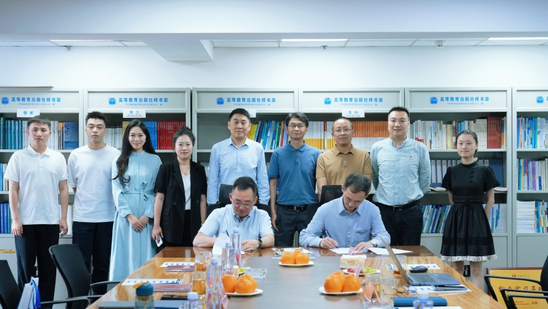 校领导携外国语学院赴高等教育出版社四川省教学服务中心访企拓岗
