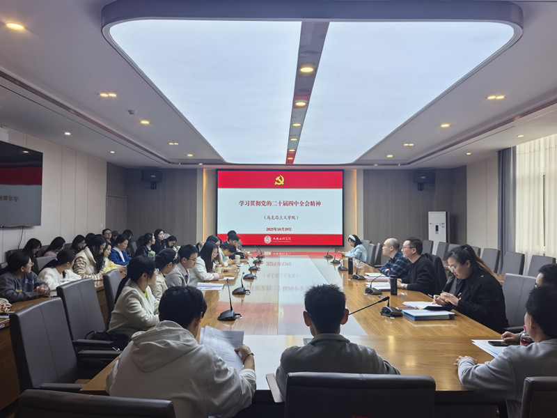 马克思主义学院召开学习贯彻党的二十届四中全会精神大会