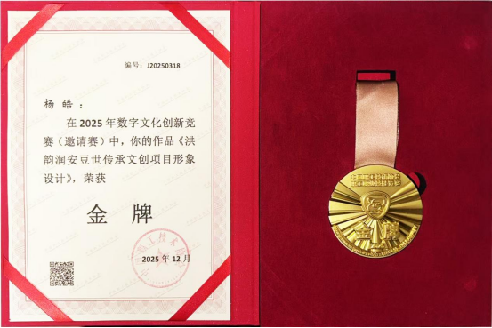 艺术学院师生包揽中国职工技术协会(全国总工会)2025年数字文化创新竞赛(邀请赛)金、银、铜牌及优秀组织奖
