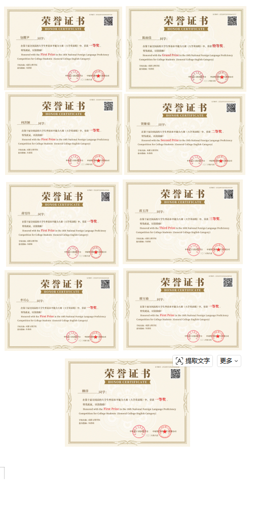 beat365学子在第十届全国高校大学生外语水平能力大赛中荣获“特等奖”