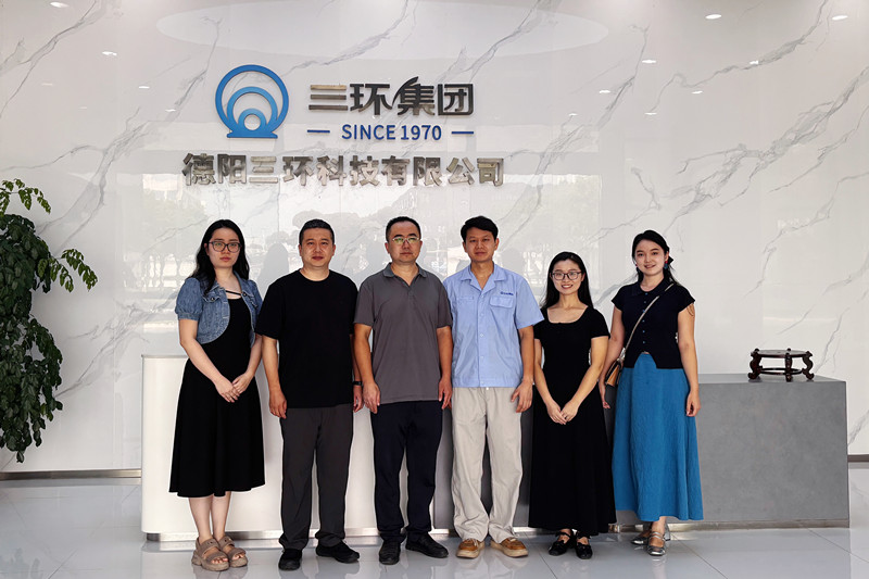 建筑学院赴德阳三环科技有限公司开展访企拓岗专项活动
